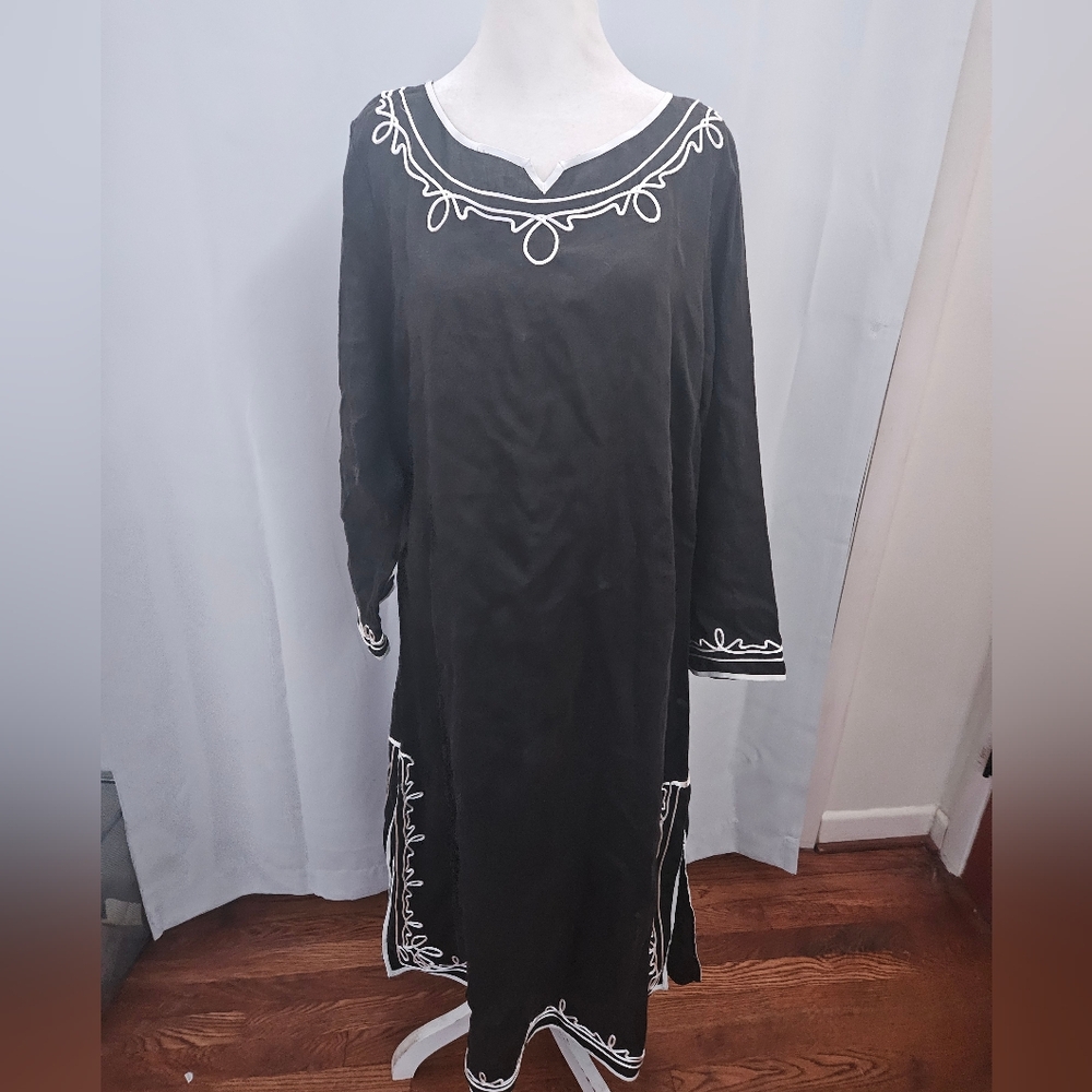 Soft Surroundings linen tunic petite large